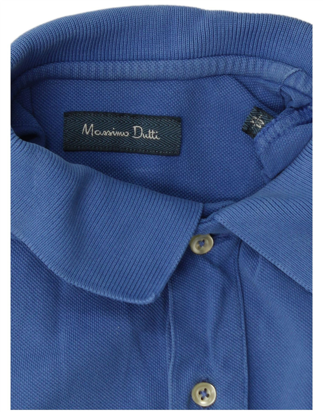 Polo da uomo MASSIMO DUTTI Blu medio
