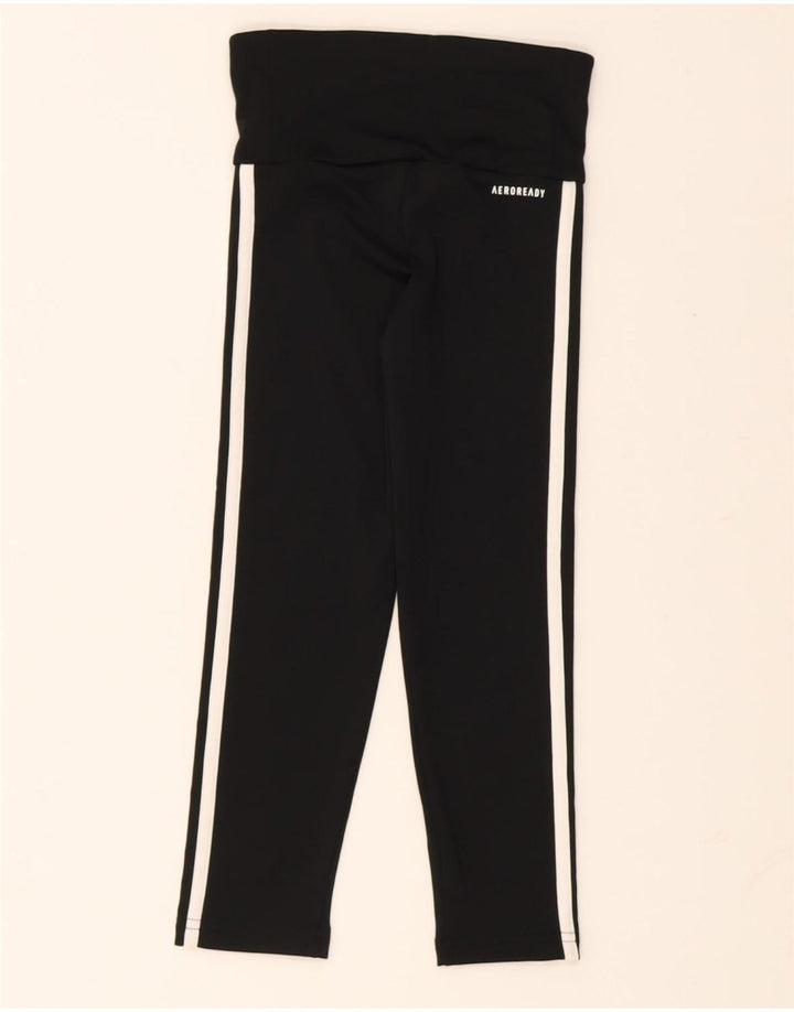 Leggings Adidas Aeroready per ragazze 7-8 anni in poliestere nero