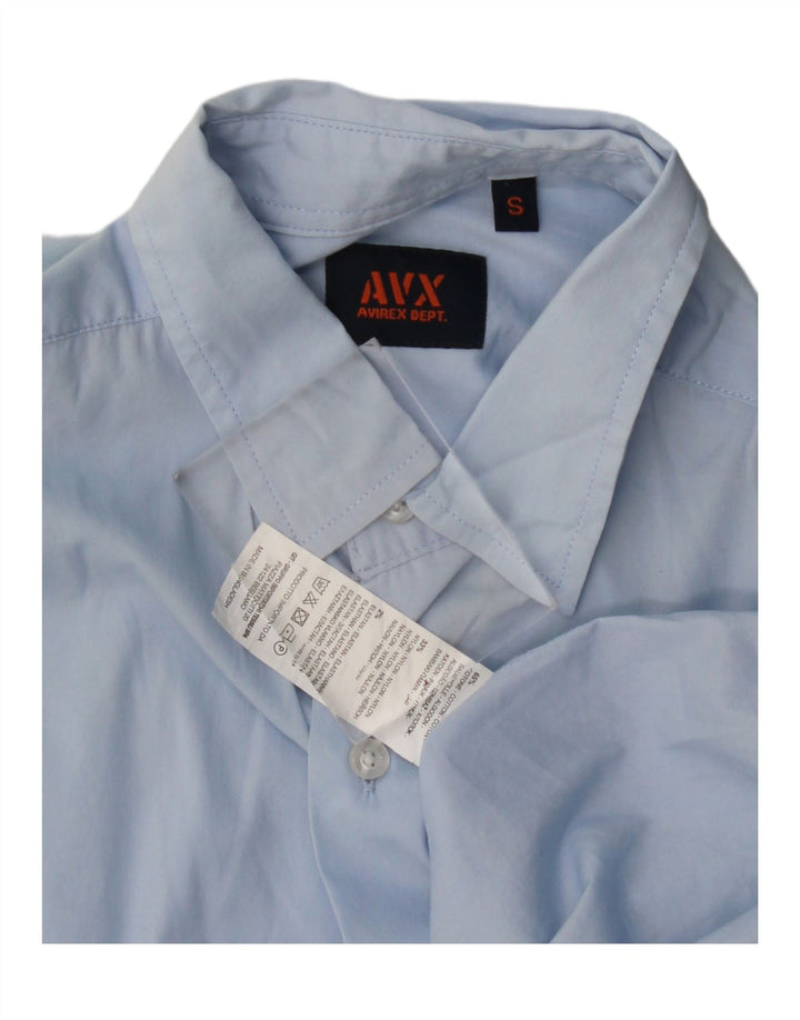 Camicia Uomo Avirex Small Blu Cotone