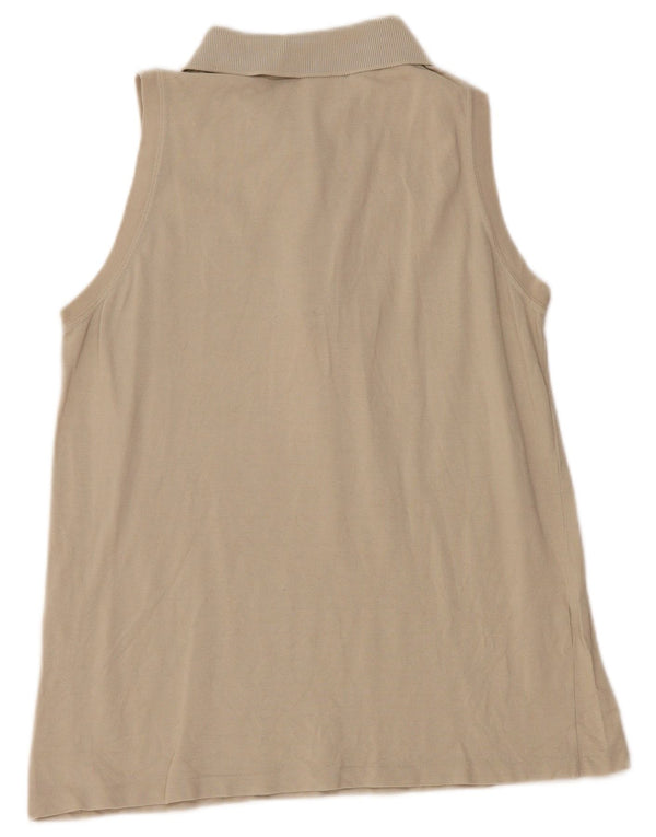Polo senza maniche da donna Lacoste EU 42 Large Grigia