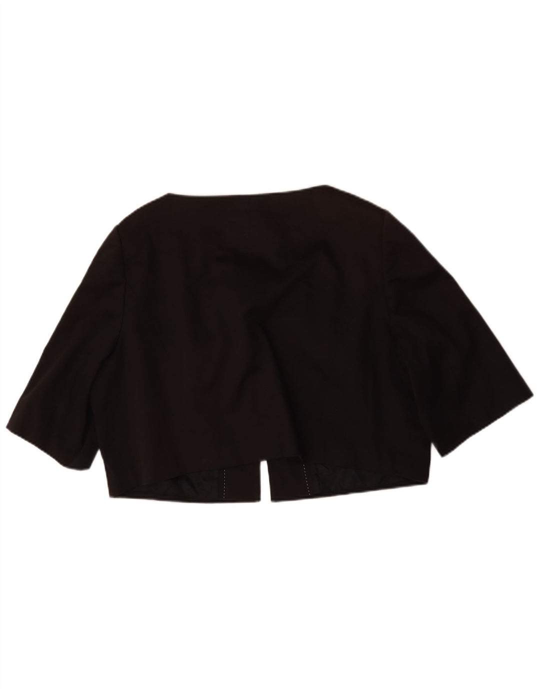 Giacca bolero oversize autografa da donna Marks & Spencer UK 14 media nera