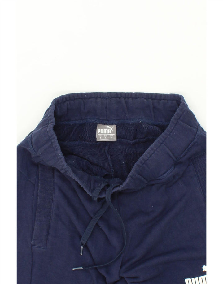 PUMA Mens Tracksuit Trousers Joggers Small Navy Blue Cotton Vintage Puma and Second-Hand Puma from Messina Hembry 