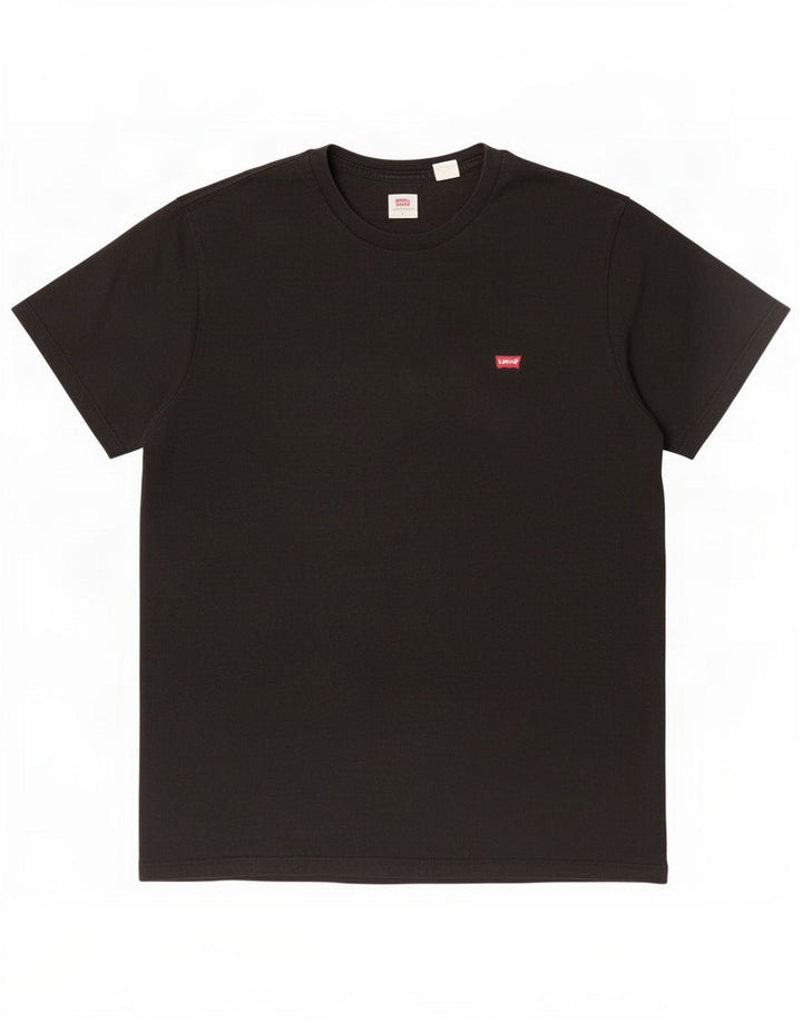 T-shirt da uomo Levi's Top Large in cotone nero