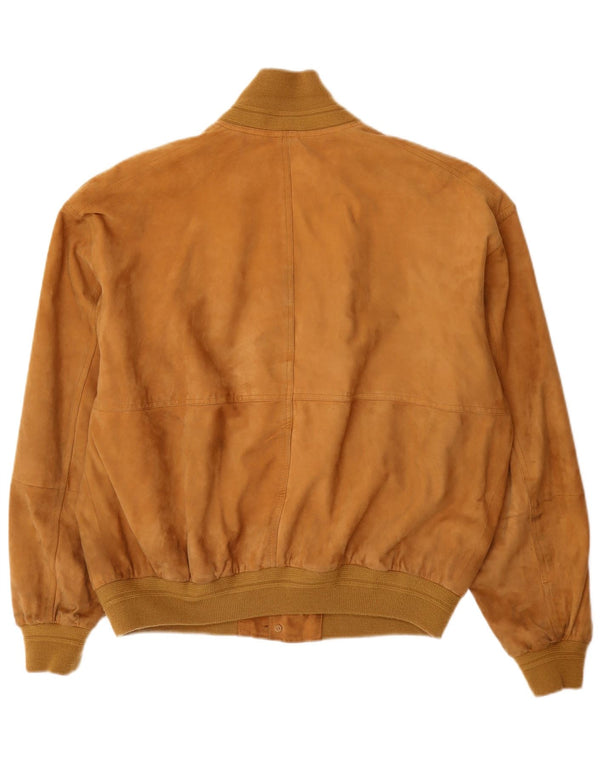 Bomber Uomo In Pelle Scamosciata Conbipel IT 50 Large Pelle Marrone