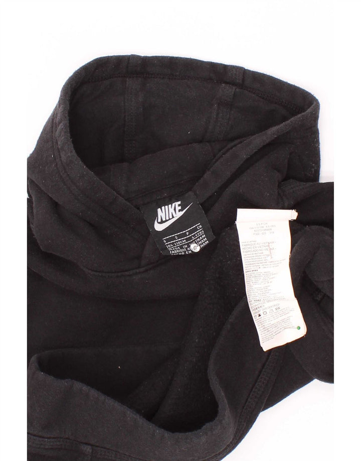 Felpa con cappuccio da ragazzo Nike 4-5 anni piccola in cotone nero