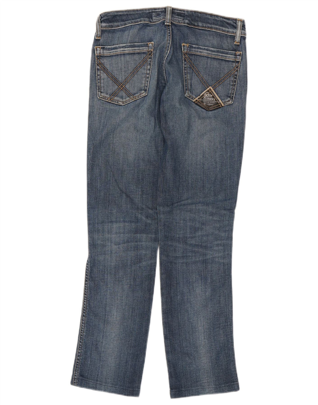 Jeans dritti da donna Roy Rogers W27 L29 cotone blu