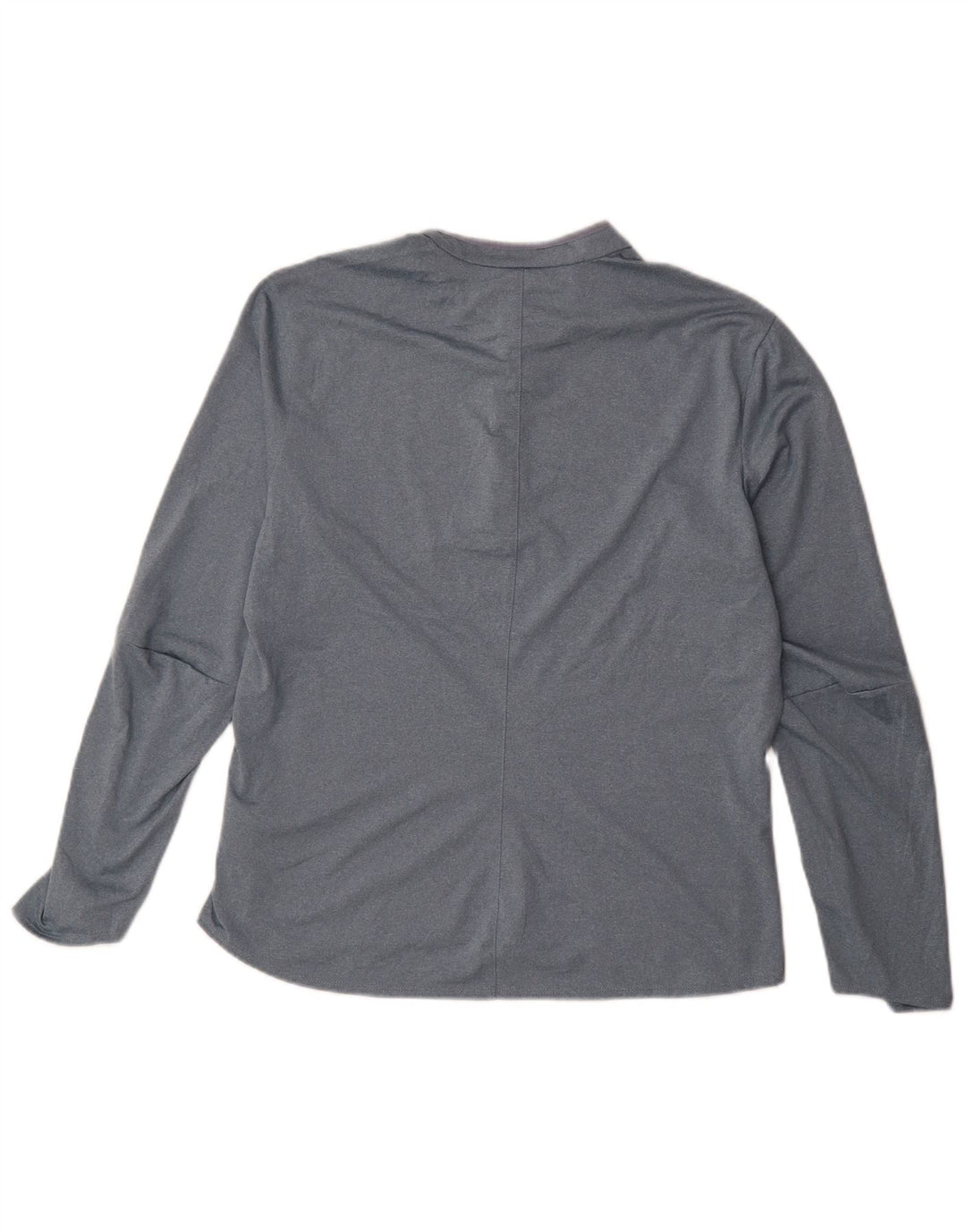 Top della tuta pullover con zip e collo Adidas Climalite da donna UK 20/22 XL Grigio
