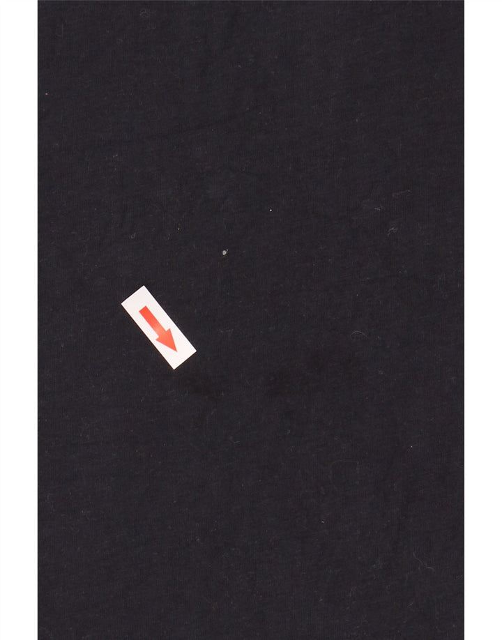 T-shirt da uomo Reiss Top piccola in cotone nero