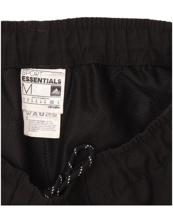 Pantaloncini sportivi Adidas da uomo vestibilità regolare medio nero poliestere sportivo