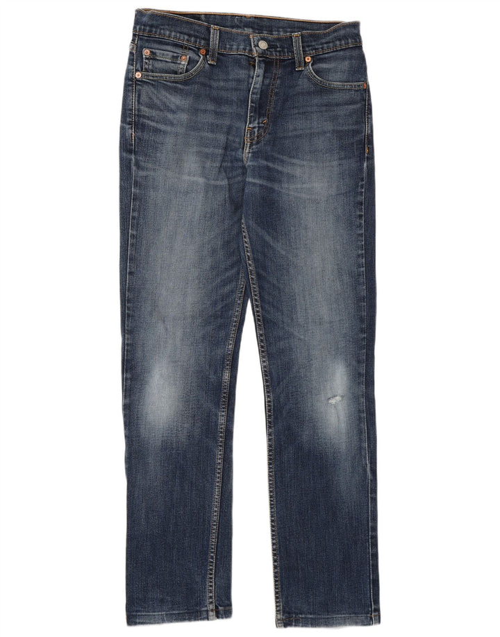 Jeans Levi's Uomo 511 Slim Distressed W30 L29 Cotone Blu