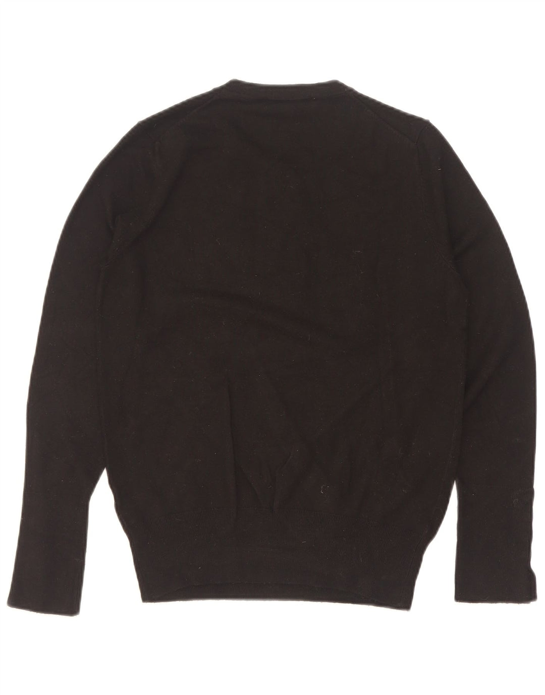Maglione maglione girocollo da donna Zara UK 12 medio nero