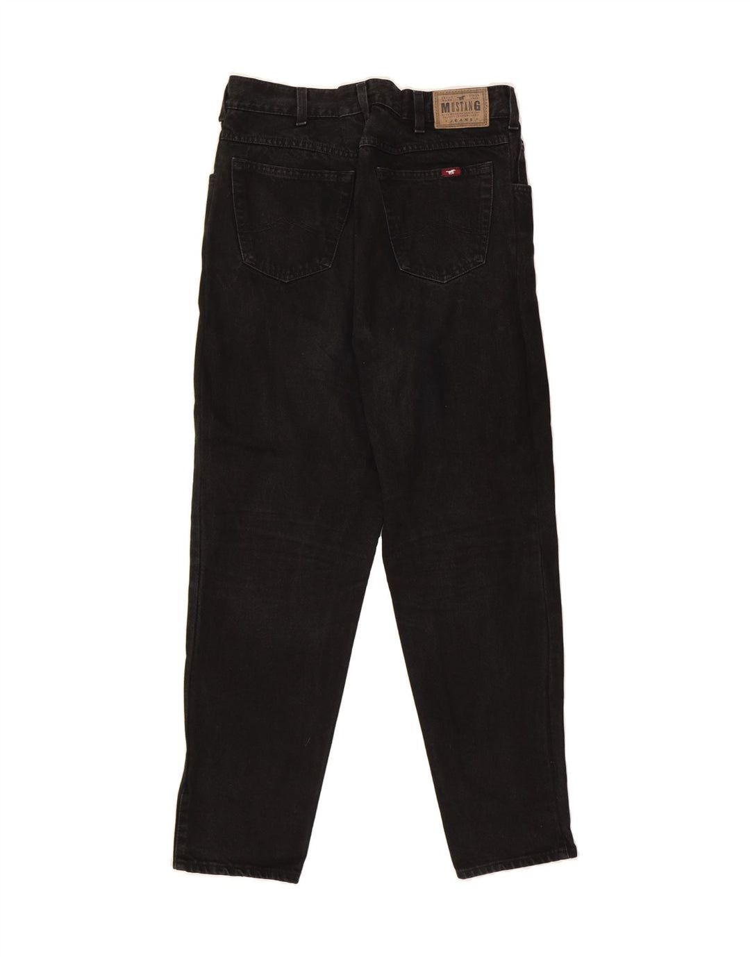 MUSTANG Mens Tapered Jeans W32 L30 Black Vintage Mustang and Second-Hand Mustang from Messina Hembry 
