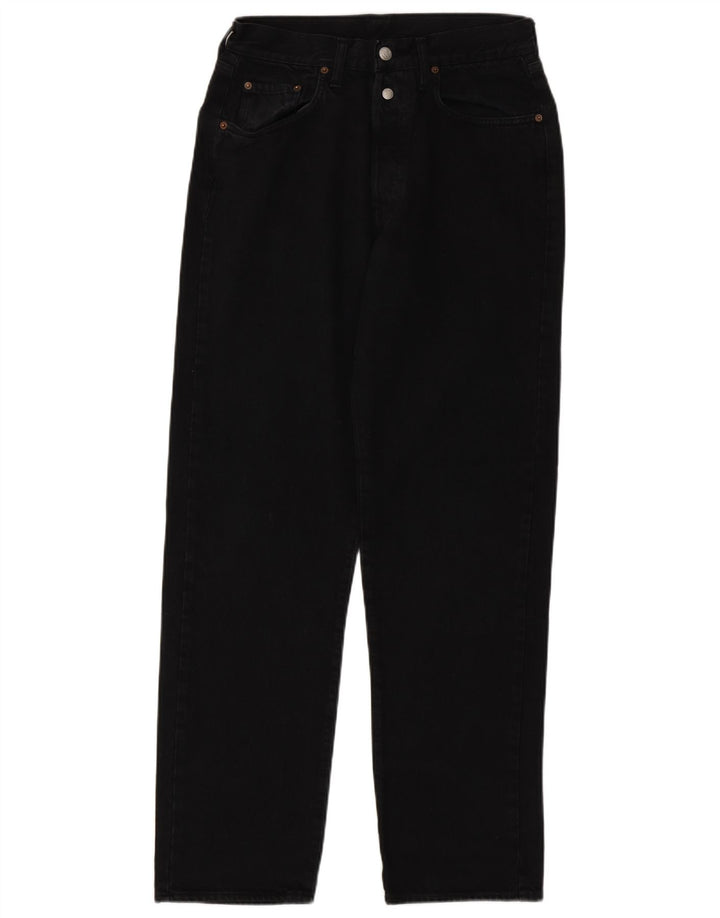 REPLAY Jeans dritti da uomo 901 vestibilità regolare W31 L32 cotone nero