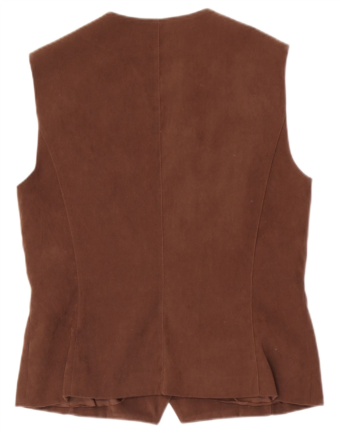 CARLA FERRONI Gilet Donna IT 44 Poliestere Marrone Medio