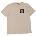 T-shirt grafica da uomo Hugo Boss Top in cotone bianco medio