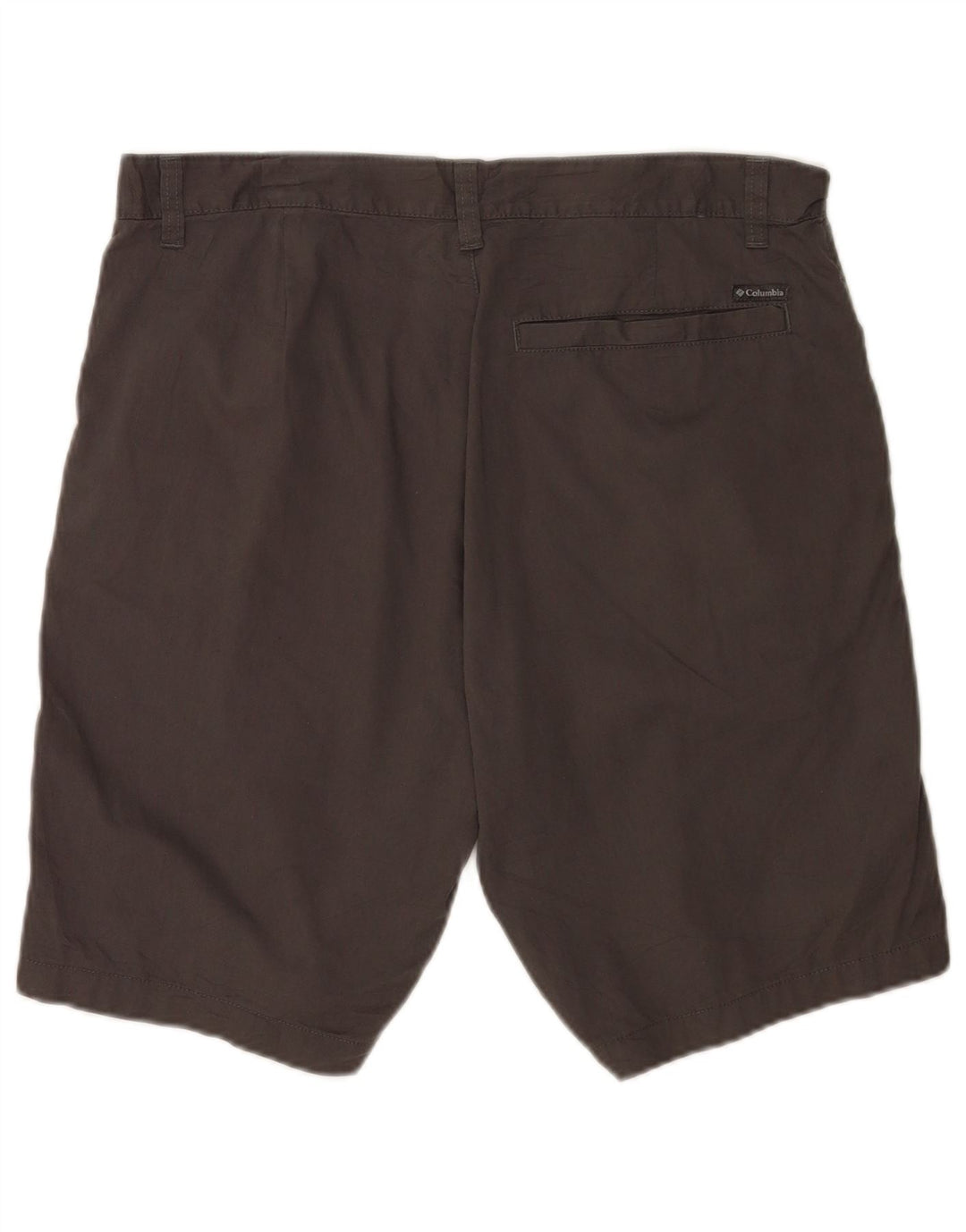 Pantaloncini chino regolari da uomo Columbia W34 grandi cotone grigio