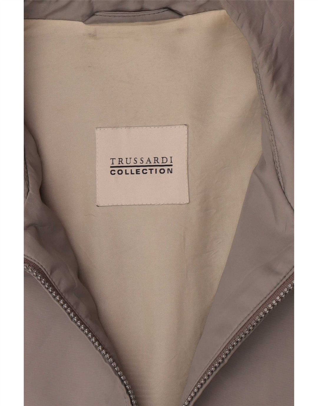 Giubbotto Bomber Uomo Trussardi IT 52 XL Grigio Poliestere Classico