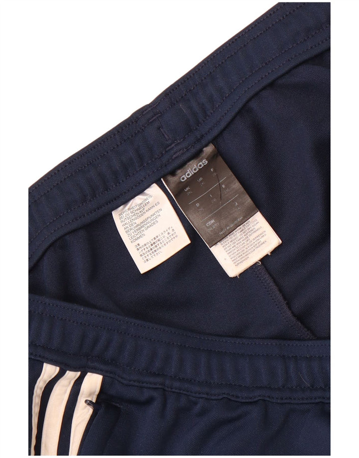Pantaloni da tuta Adidas Climalite da uomo 2XL poliestere blu navy