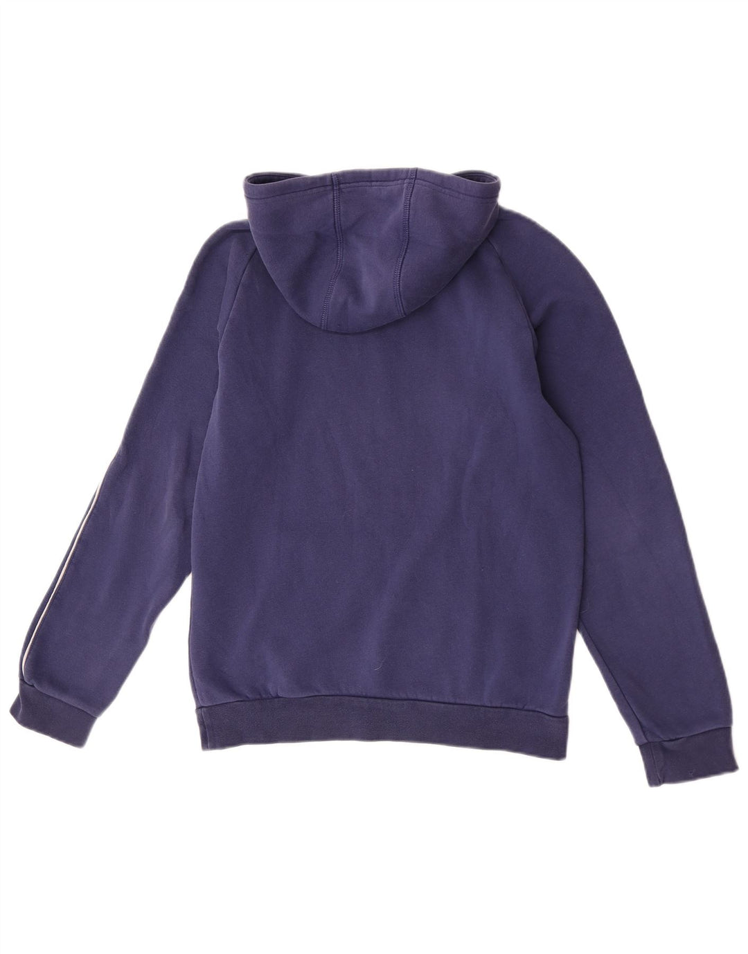 Felpa con cappuccio da uomo Adidas Small in cotone blu navy