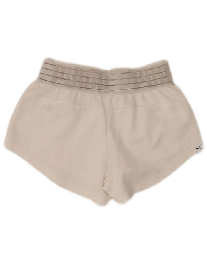 Pantaloncini sportivi grafici da donna Puma UK 8 Small Poliestere bianco