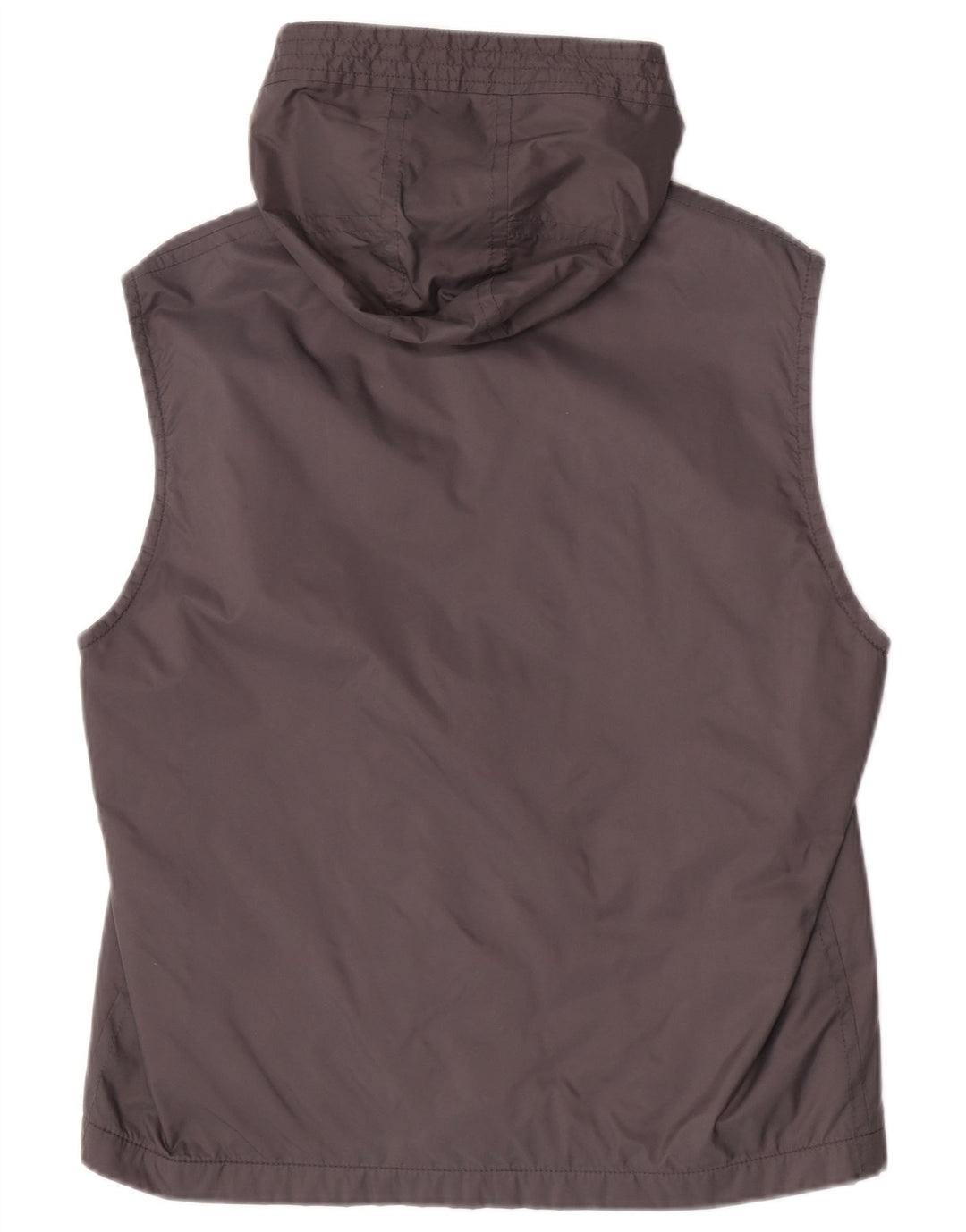 Gilet con cappuccio da uomo Hugo Boss EU 52 XL grigio poliammide