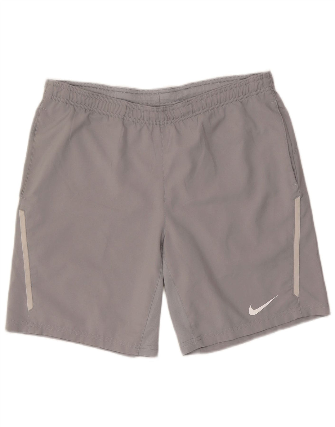 Pantaloncini sportivi Nike Dri Fit da uomo in poliestere grigio medio