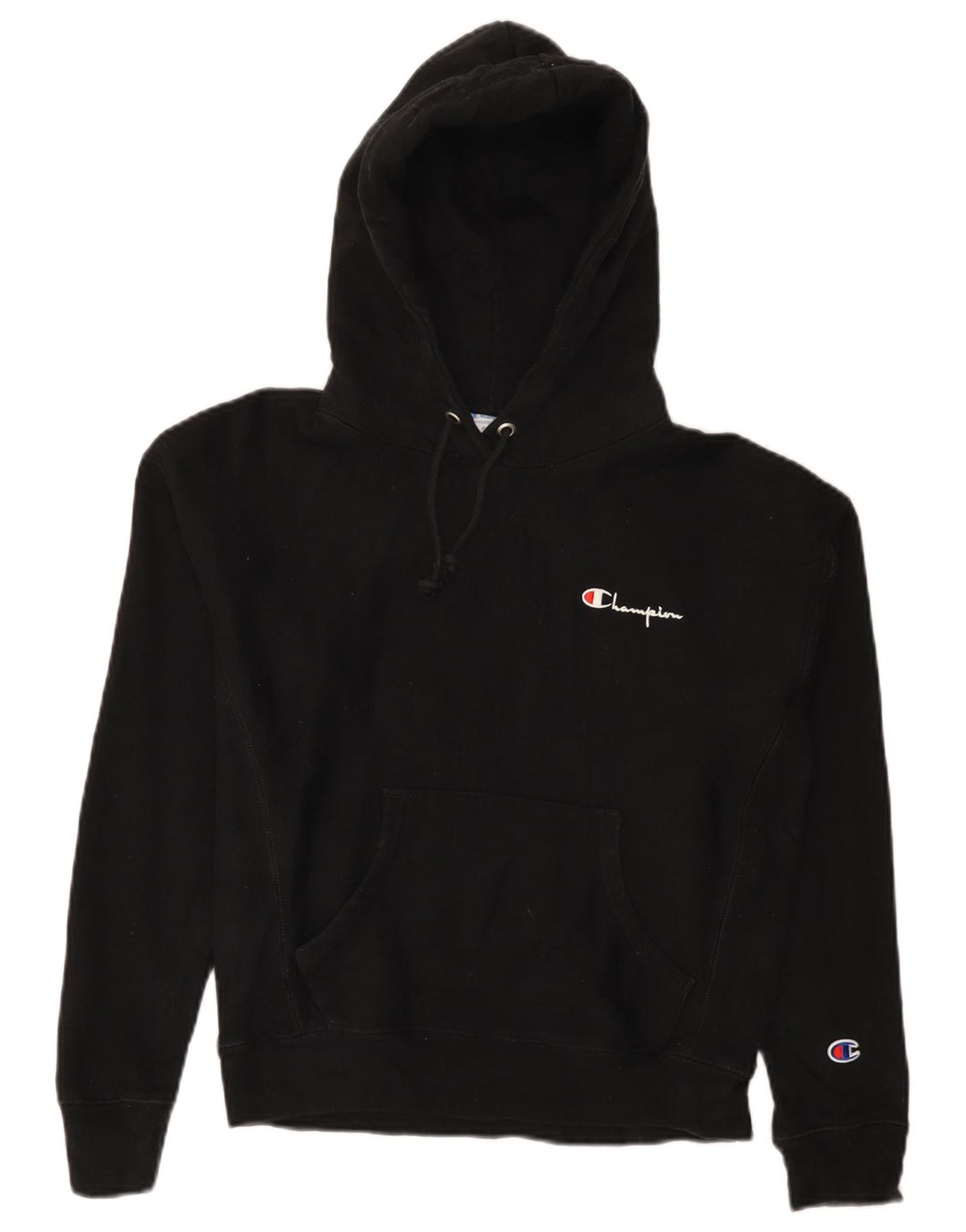 Maglione con cappuccio oversize con trama inversa da donna CHAMPION UK 10 piccolo nero