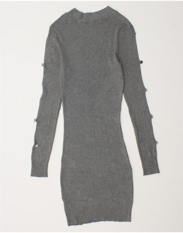 Abito maglione da donna Lipsy UK 14 Viscosa grigio medio