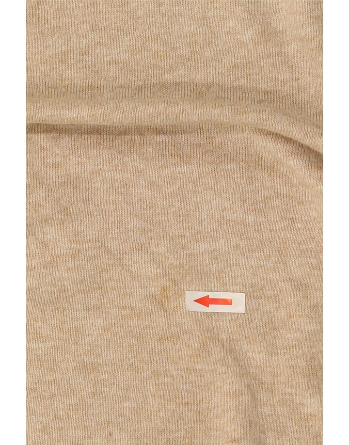 Maglione con scollo a barca con grafica da donna Marks & Spencer UK 12 Beige medio