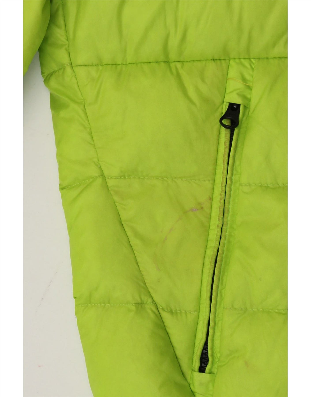 Giacca imbottita corta da donna Blauer UK 10 Small verde in poliammide