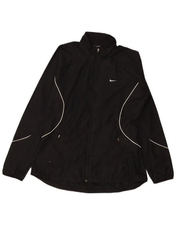 Giacca da tuta da donna Nike UK 16/18 XL Poliestere nero