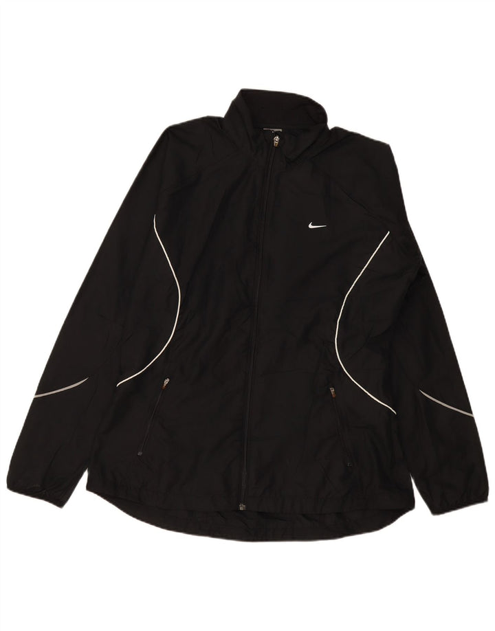 Giacca da tuta da donna Nike UK 16/18 XL Poliestere nero