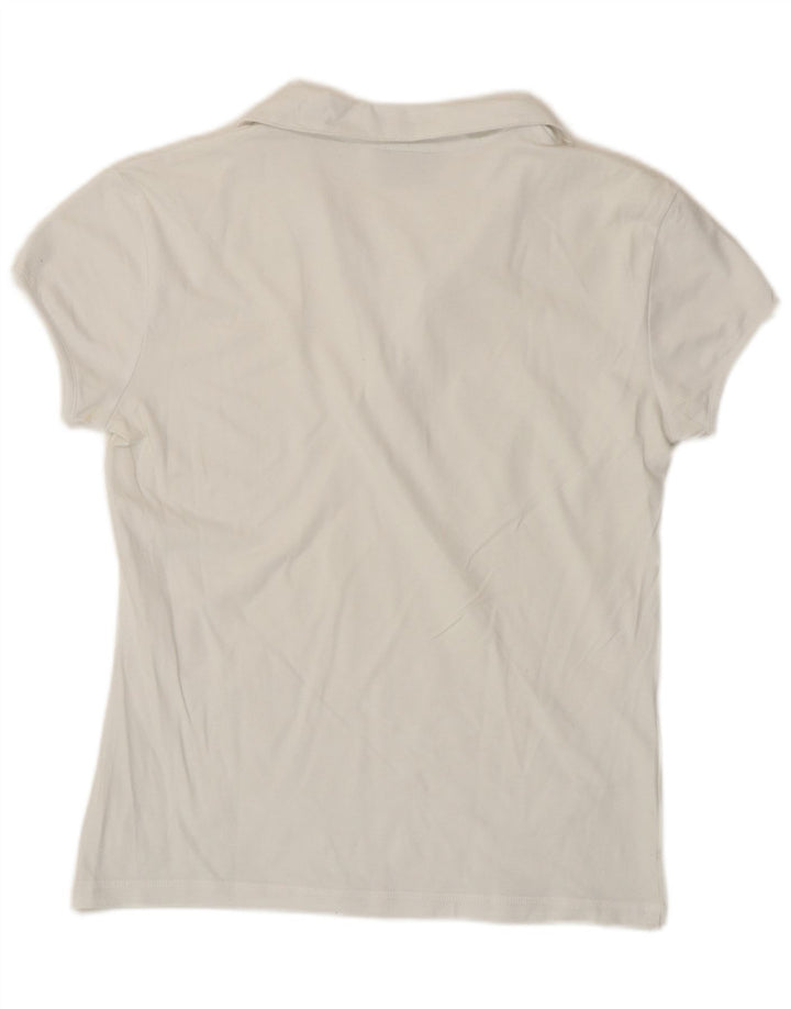 Polo Kappa da donna UK 18 XL bianca