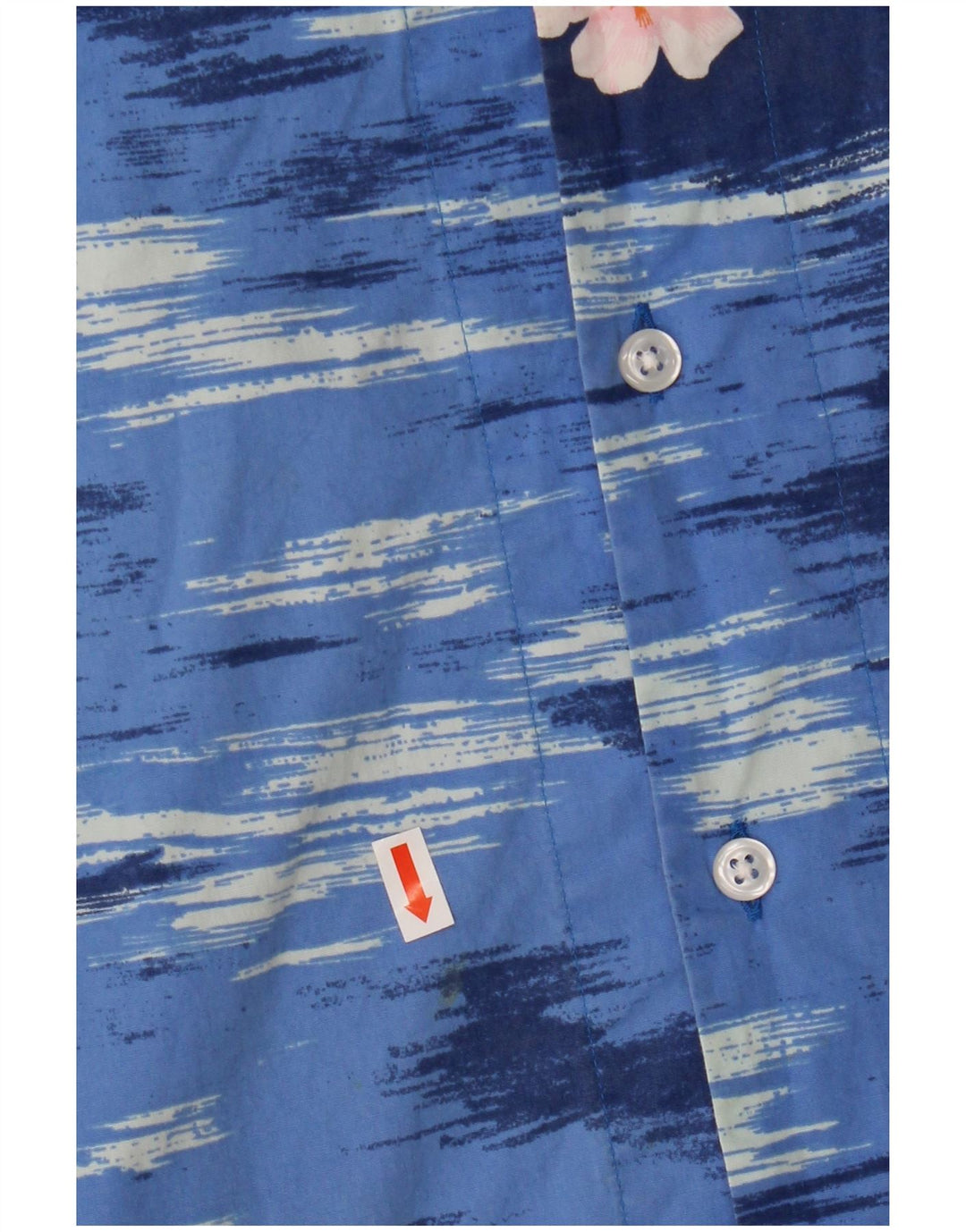 J. CREW Camicia a maniche corte Flex da uomo in cotone floreale blu medio