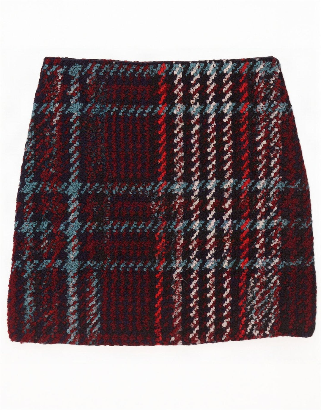 Minigonna da donna Marks & Spencer UK 16 grande W34 a quadri multicolore