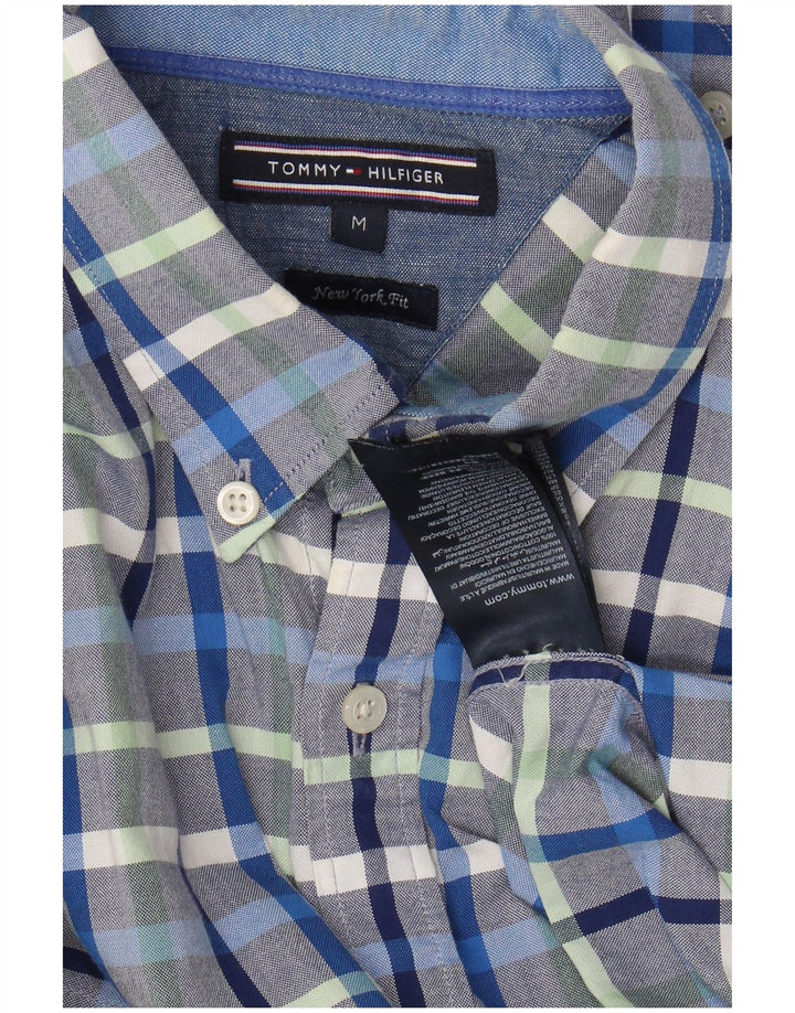 TOMMY HILFIGER Camicia da uomo New York Fit in cotone a quadri multicolore medio