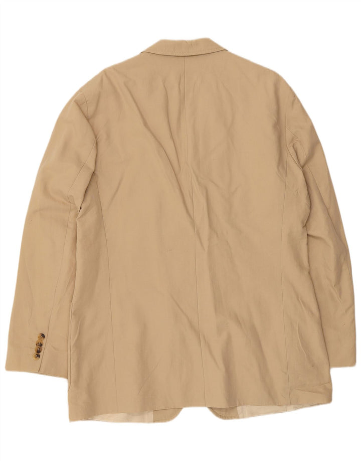 Giacca blazer da uomo a 3 bottoni HUGO BOSS EU 52 XL cotone beige