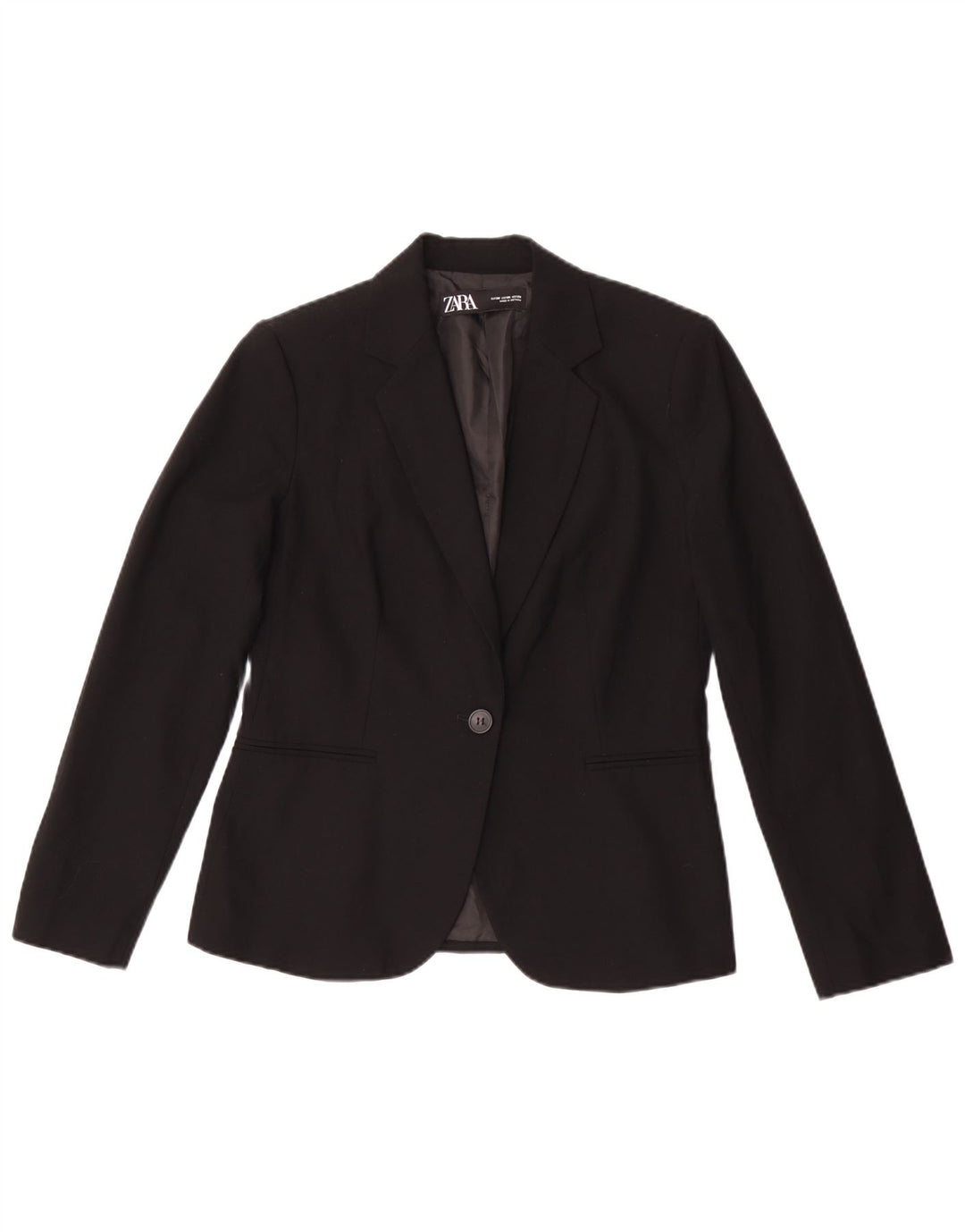 Giacca blazer a 1 bottone da donna Zara EU 38 piccola nera