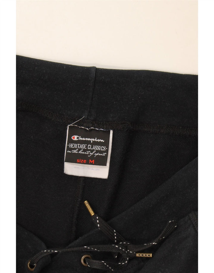 Pantaloni da tuta Champion Heritage Classics da donna in cotone nero medio