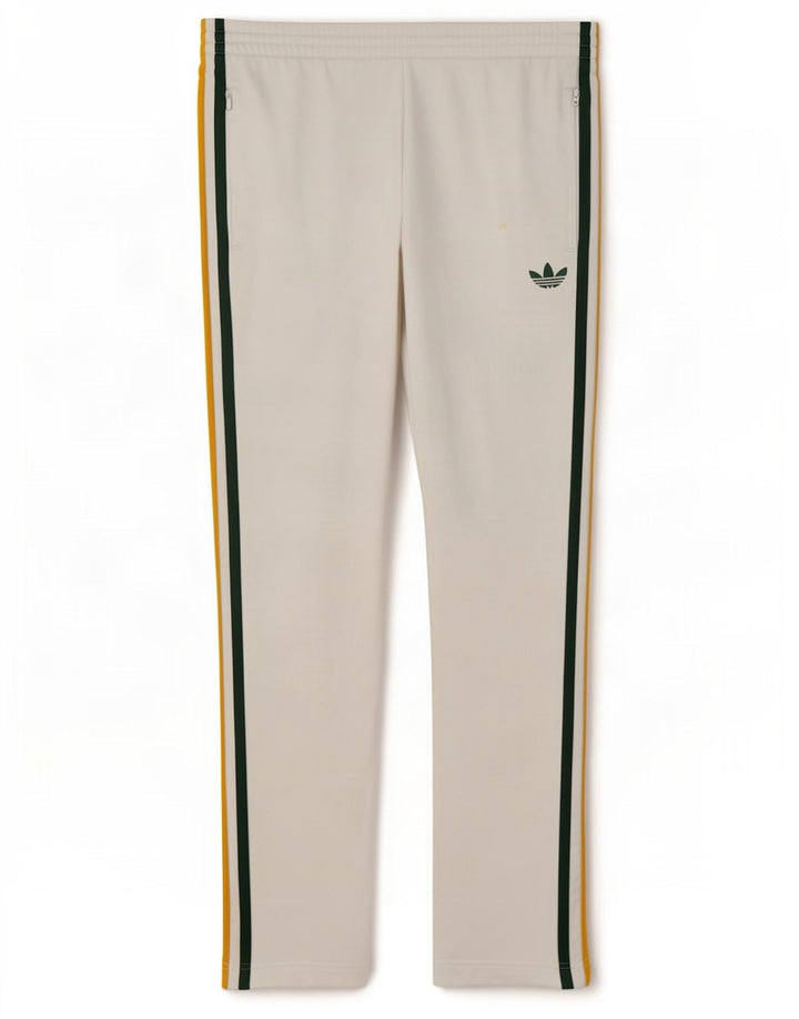 Pantaloni da tuta da donna Adidas UK 10 Small Poliestere bianco
