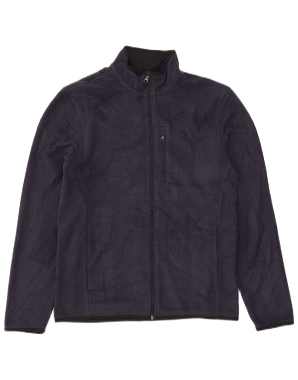 Giacca in pile da uomo Marks & Spencer UK 36 Small Blu Navy