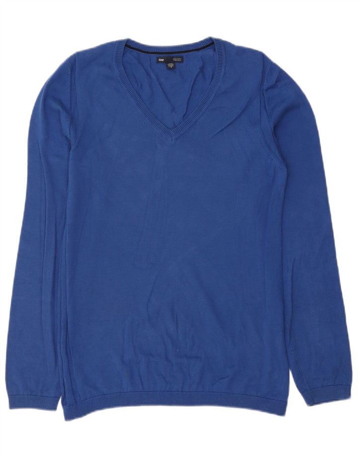 Maglione da uomo con scollo a V Gap XS in cotone blu