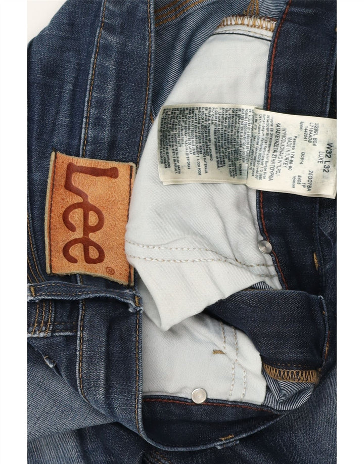 Jeans LEE Luke Slim da uomo W32 L32 in cotone blu