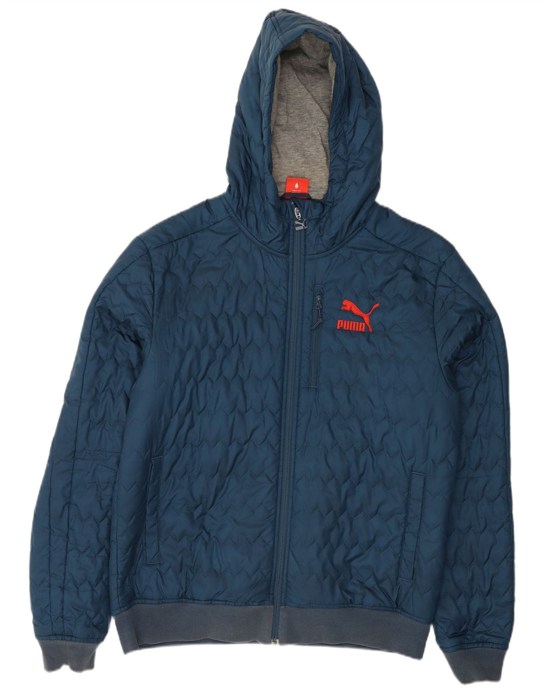 Giacca trapuntata con cappuccio da uomo Puma UK 40 Large Blu Navy
