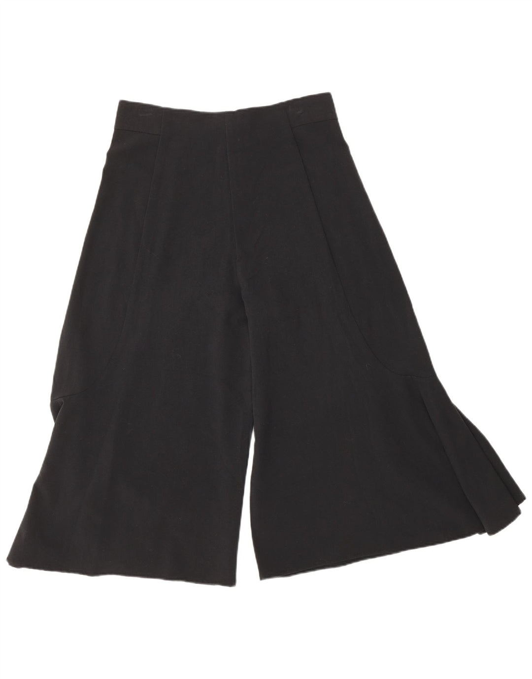 Pantaloni Capri Cullotes da donna Zara piccoli W26 L19 seta nera