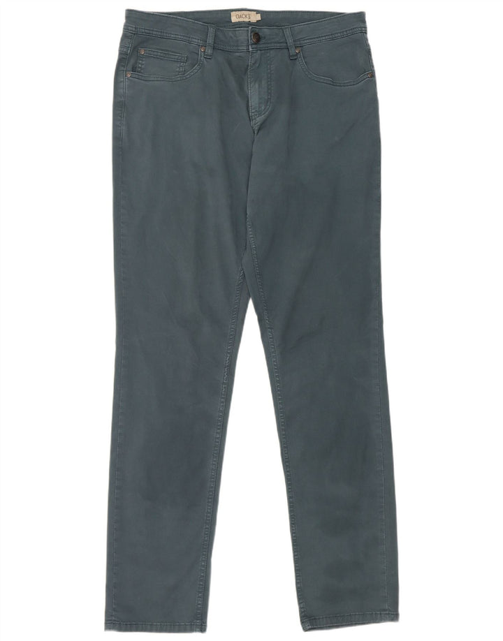 Pantaloni casual slim da uomo di Dack W34 L32 in cotone verde