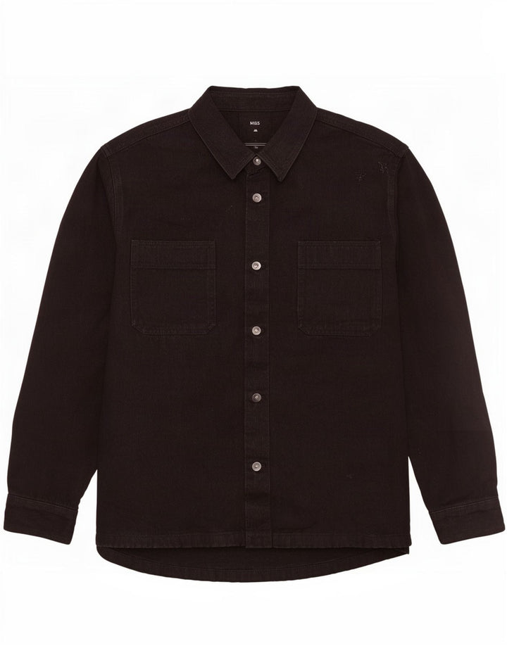Camicia di jeans da uomo Marks & Spencer 3XL cotone nero