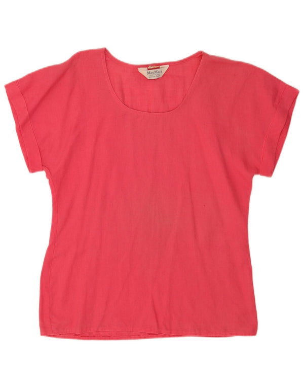 Top camicetta da donna Max Mara UK 12 Rosa medio