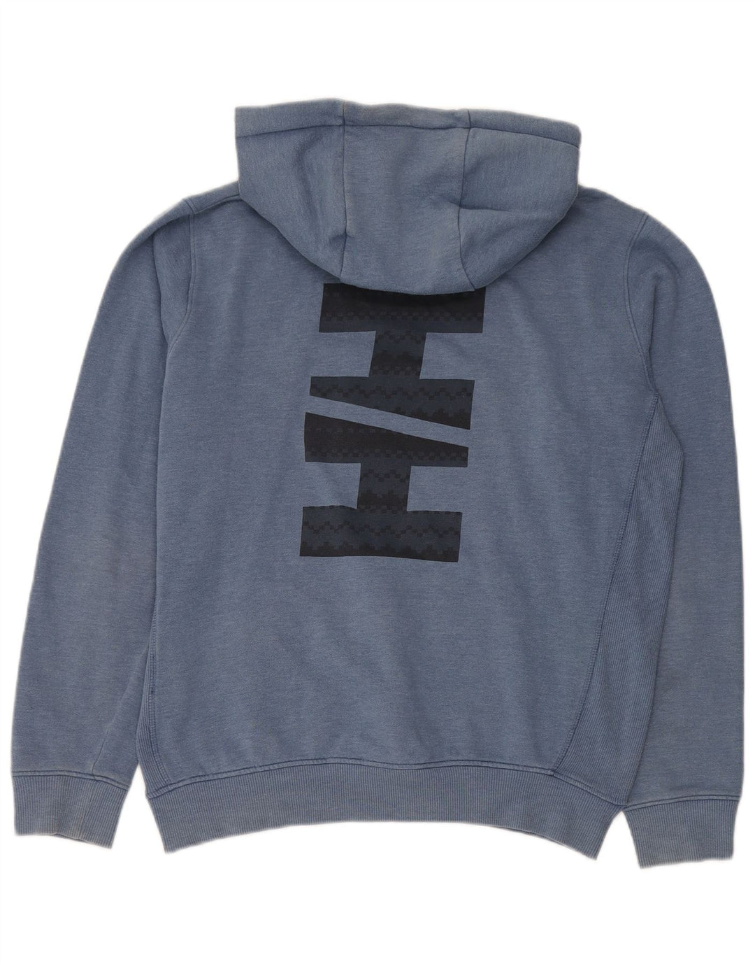 Felpa con cappuccio grafica da uomo Helly Hansen grande cotone blu