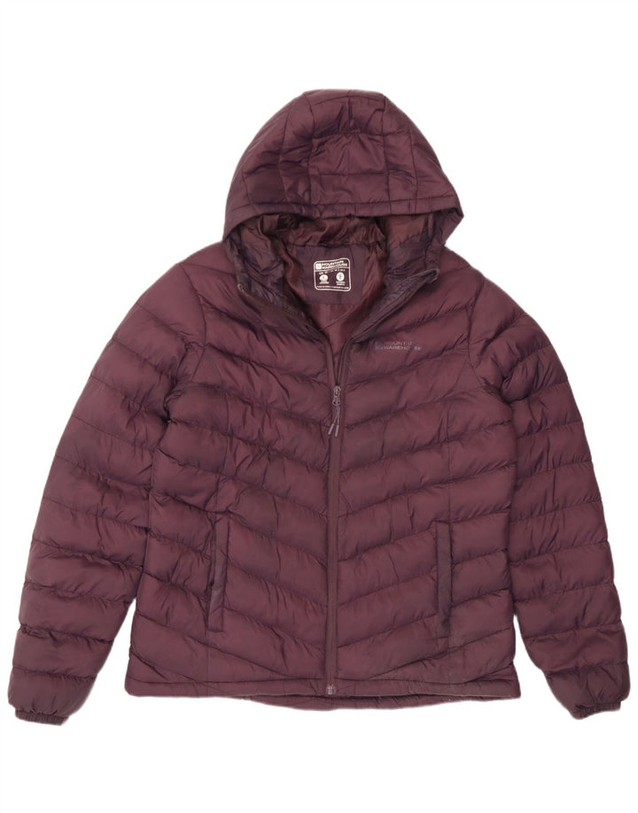 Giacca imbottita con cappuccio da donna Mountain Warehouse UK 10 Small Maroon
